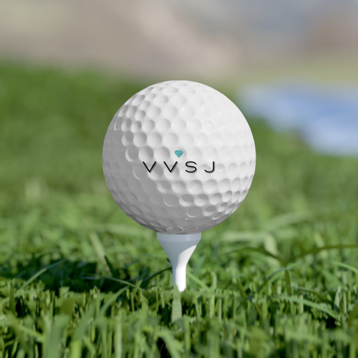 VVSJ Logo Golf Balls, 6pcs