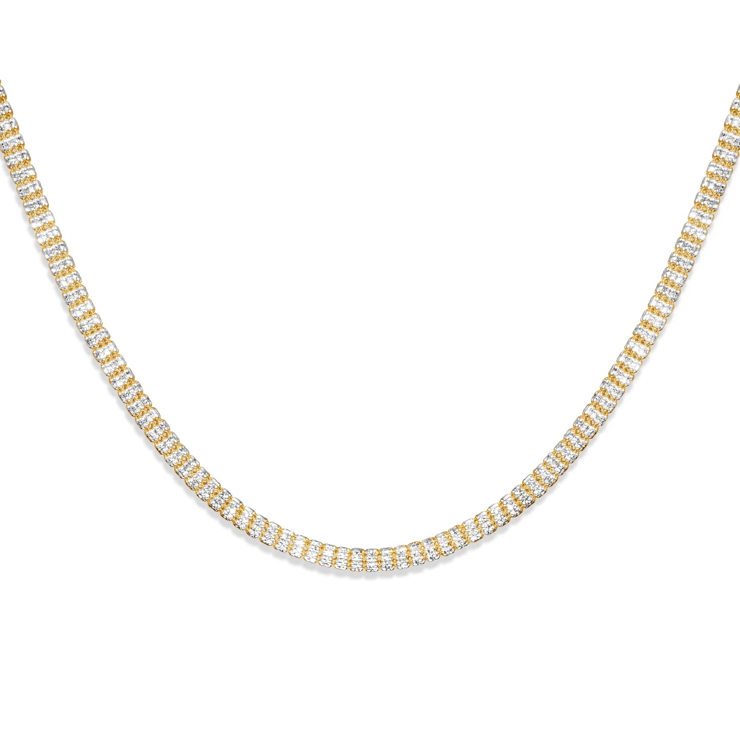 14KT Ice Link Chain 4.5mm