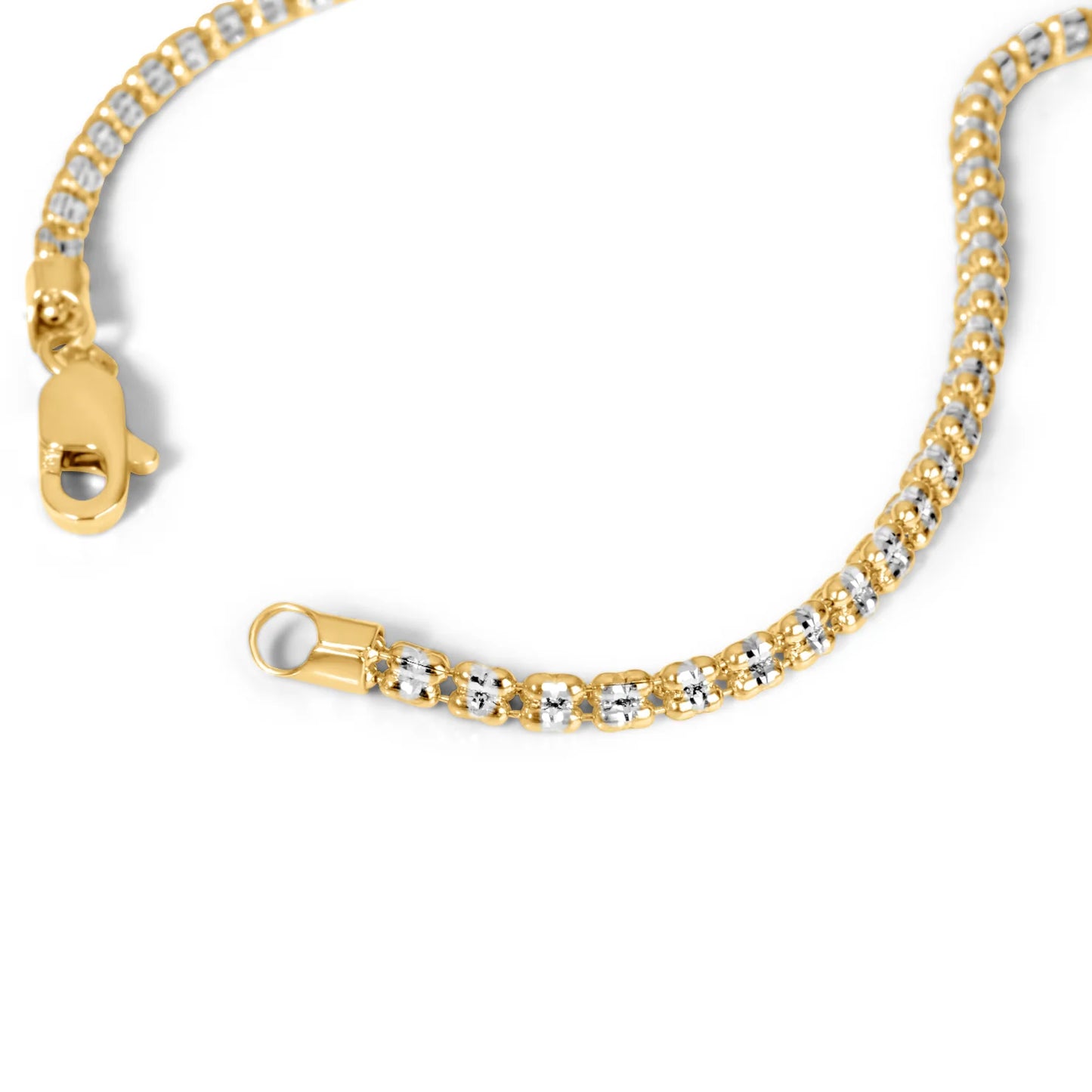 14KT Ice Link Chain 2.5mm