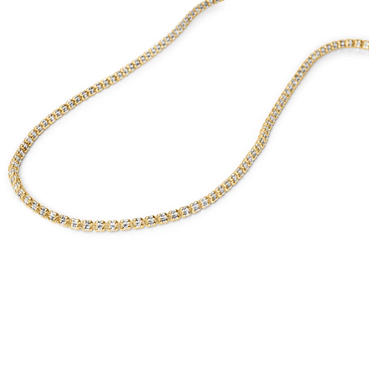 14KT Ice Link Chain 2.5mm