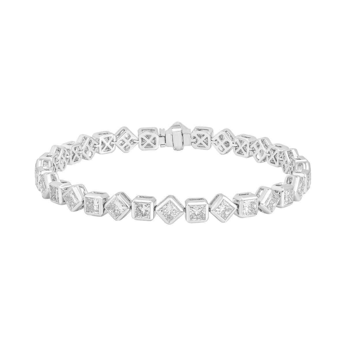 Tilted Square Bezel Bracelet — authentic catalog photograph on white