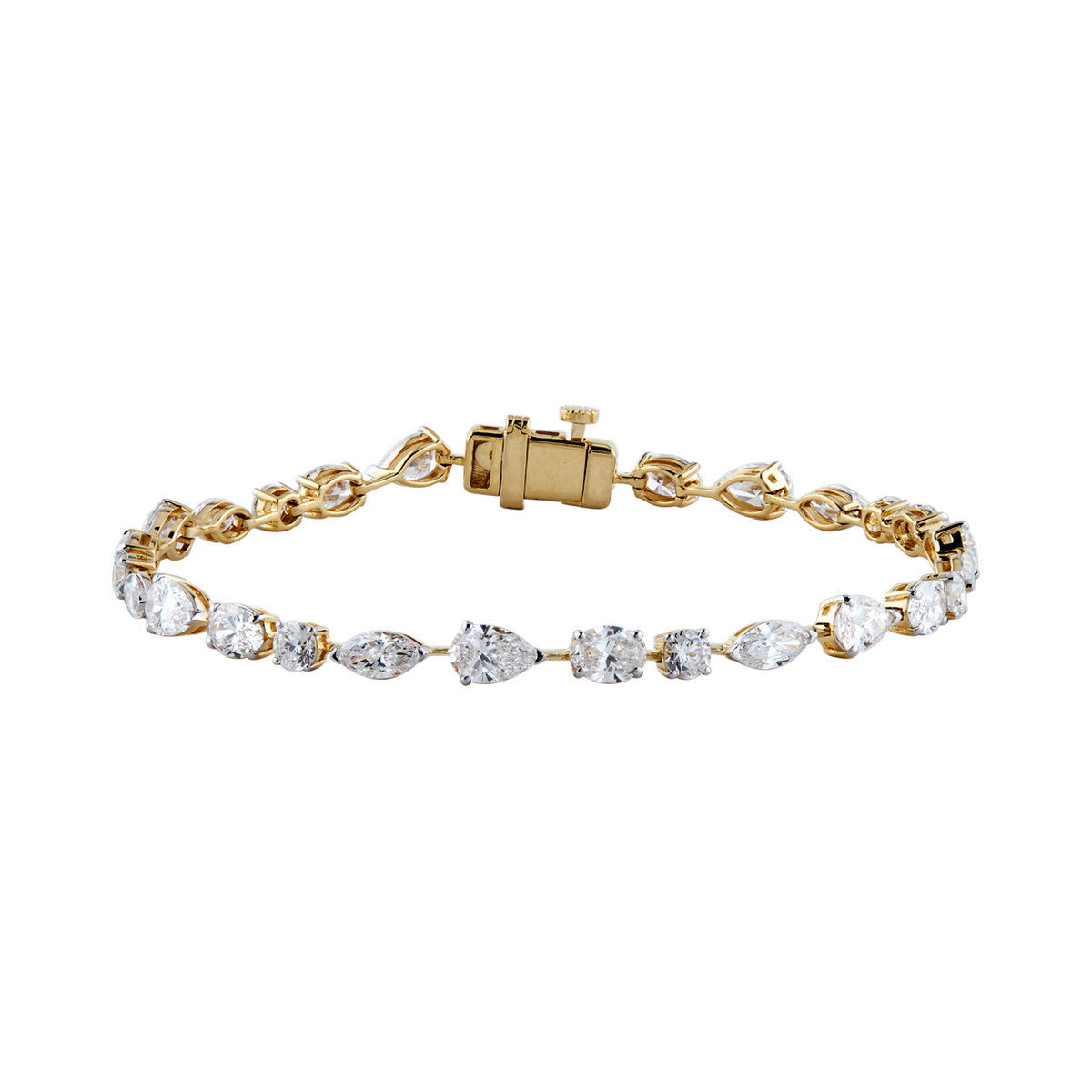 Mixed-Shape Prong Bracelet — authentic catalog photograph on white