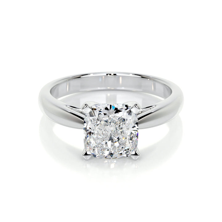 Diamond Cushion Solitaire Engagement Ring 1.50ct