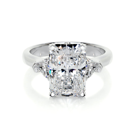 Diamond Radiant & Pear Engagement Ring