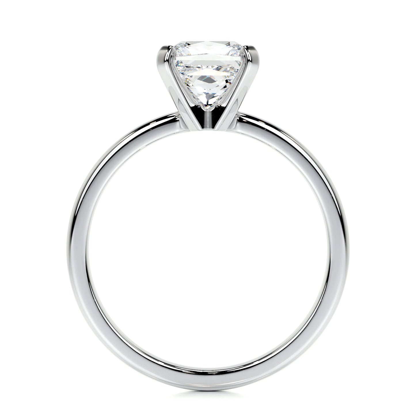 Diamond Princess Solitaire Engagement Ring