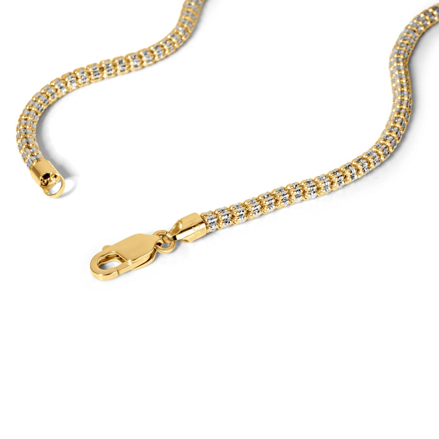 14KT Ice Link Chain 3.5mm