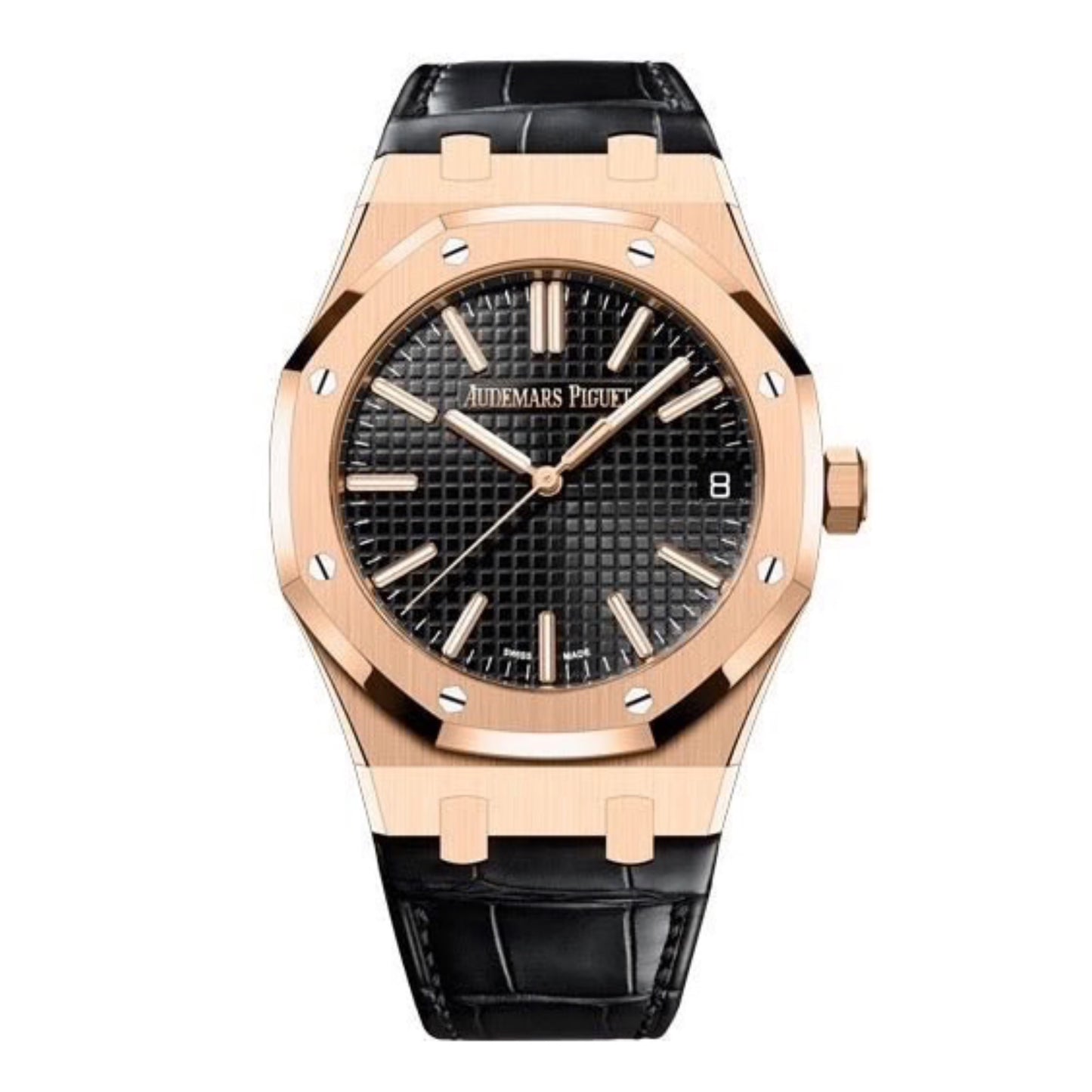 Audemars Piguet Royal Oak 41mm Rose Gold Black Dial