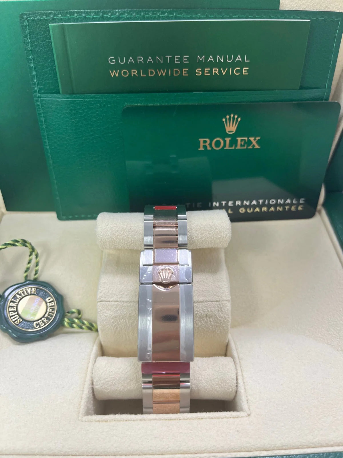 Rolex GMT-Master II Two-Tone Stainless Steel and Rose Gold - "The Rootbeer"- Black and Brown Bezel - Oyster Bracelet (Ref# 126711CHNR)