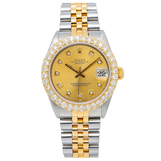 Rolex Datejust 26mm Steel Yellow Gold Ladies Watch