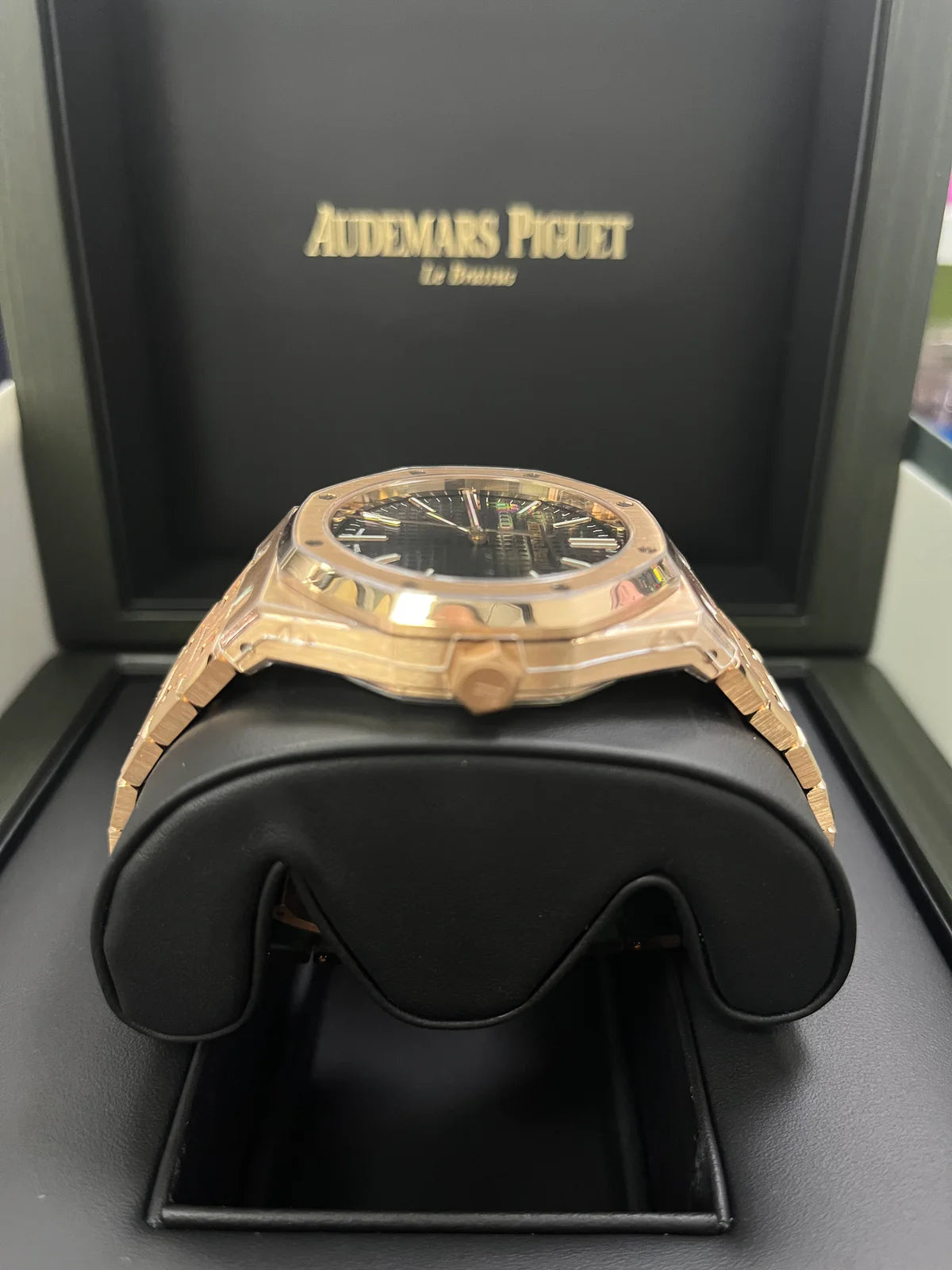 Audemars Piguet Royal Oak Rose Gold 41mm New 2023 Black Dial