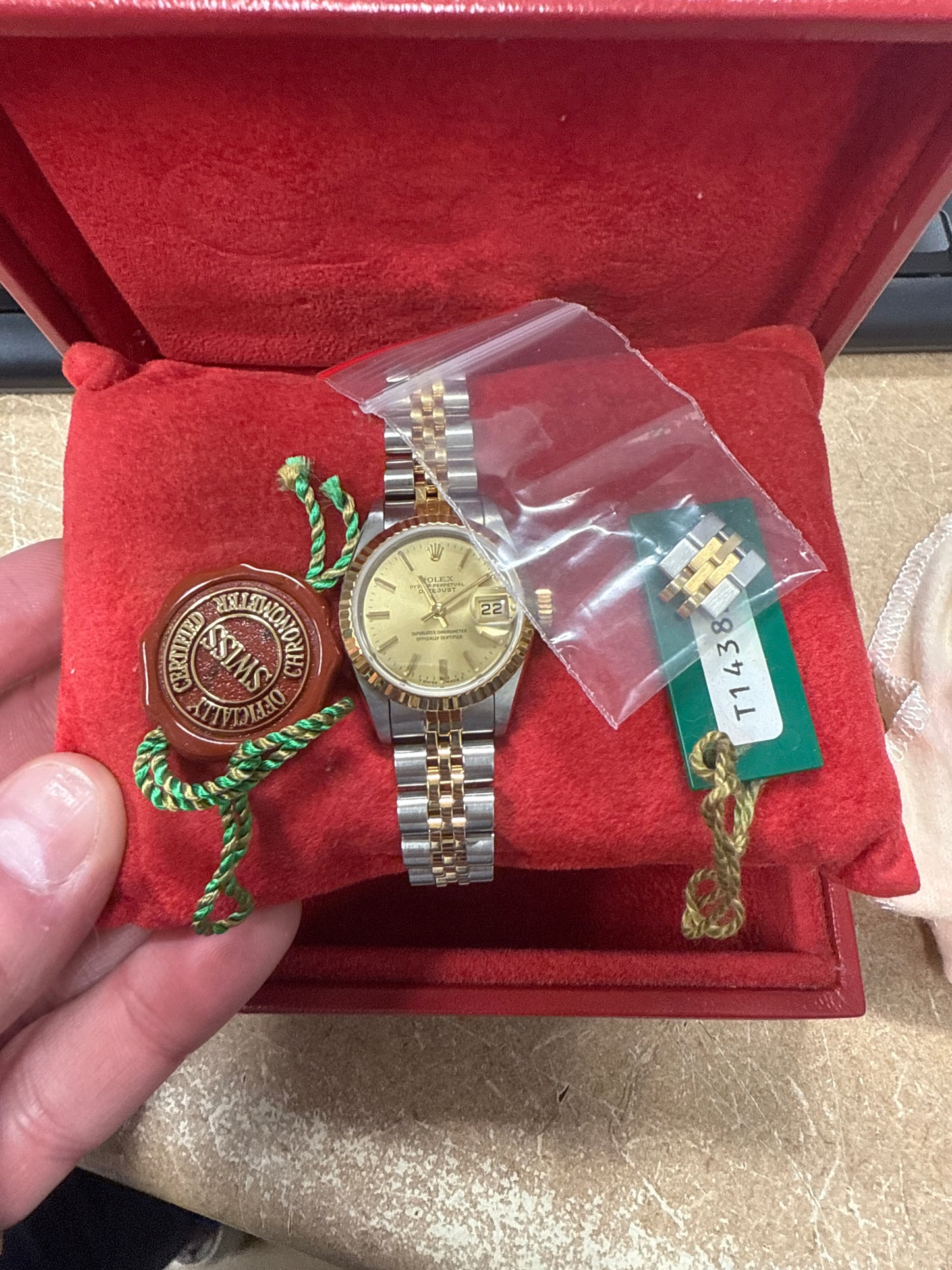 Rolex Datejust 26mm Steel Yellow Gold Ladies Watch