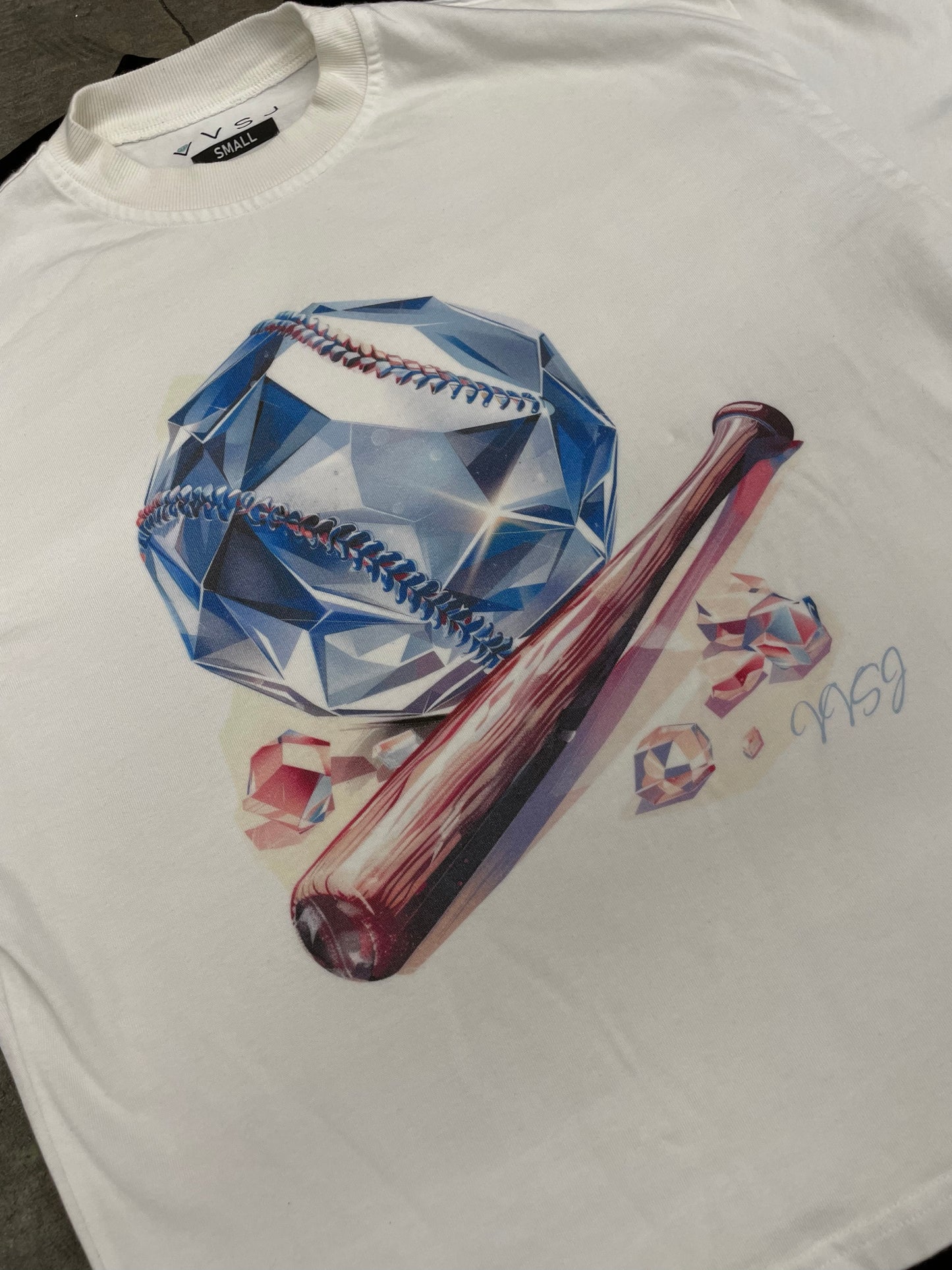 Diamond Baseball Graphic Shirt