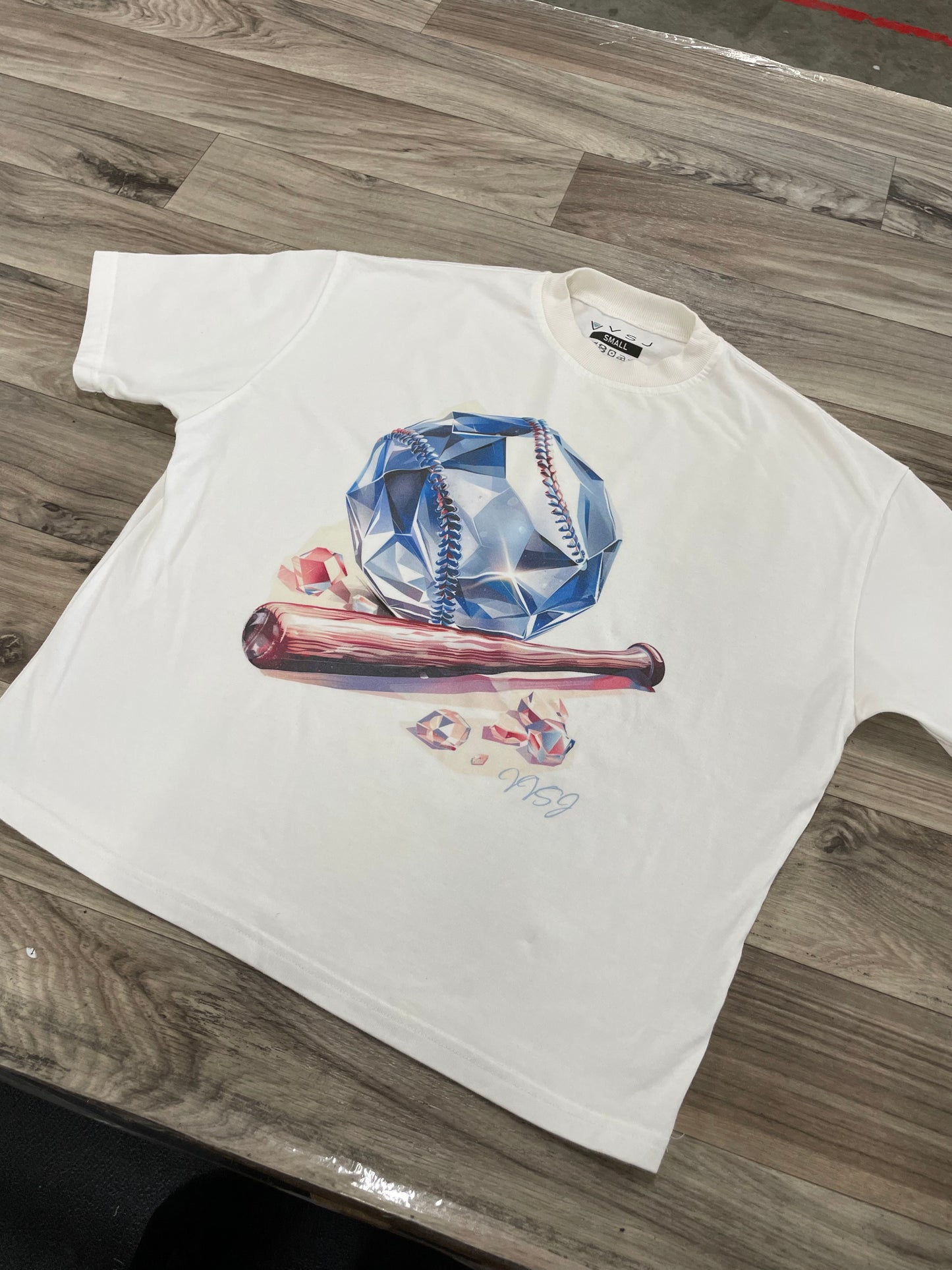 Diamond Baseball Graphic Shirt