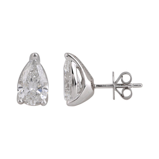 Pear Three-Prong Studs — authentic catalog photograph on white