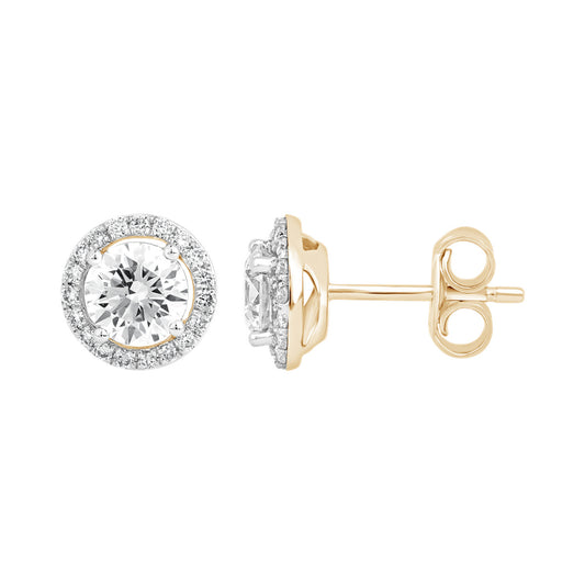 Round Prong Studs — authentic catalog photograph on white