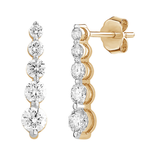 Five-Stone Graduated Drops — authentic catalog photograph on white