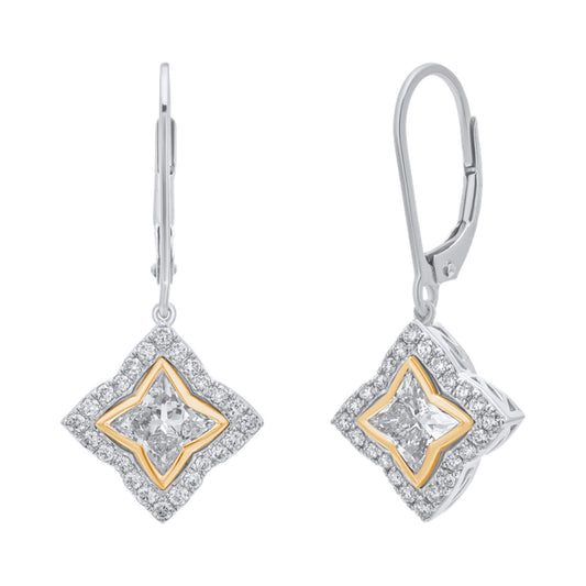 Kite Halo Drop Earrings — authentic catalog photograph on white