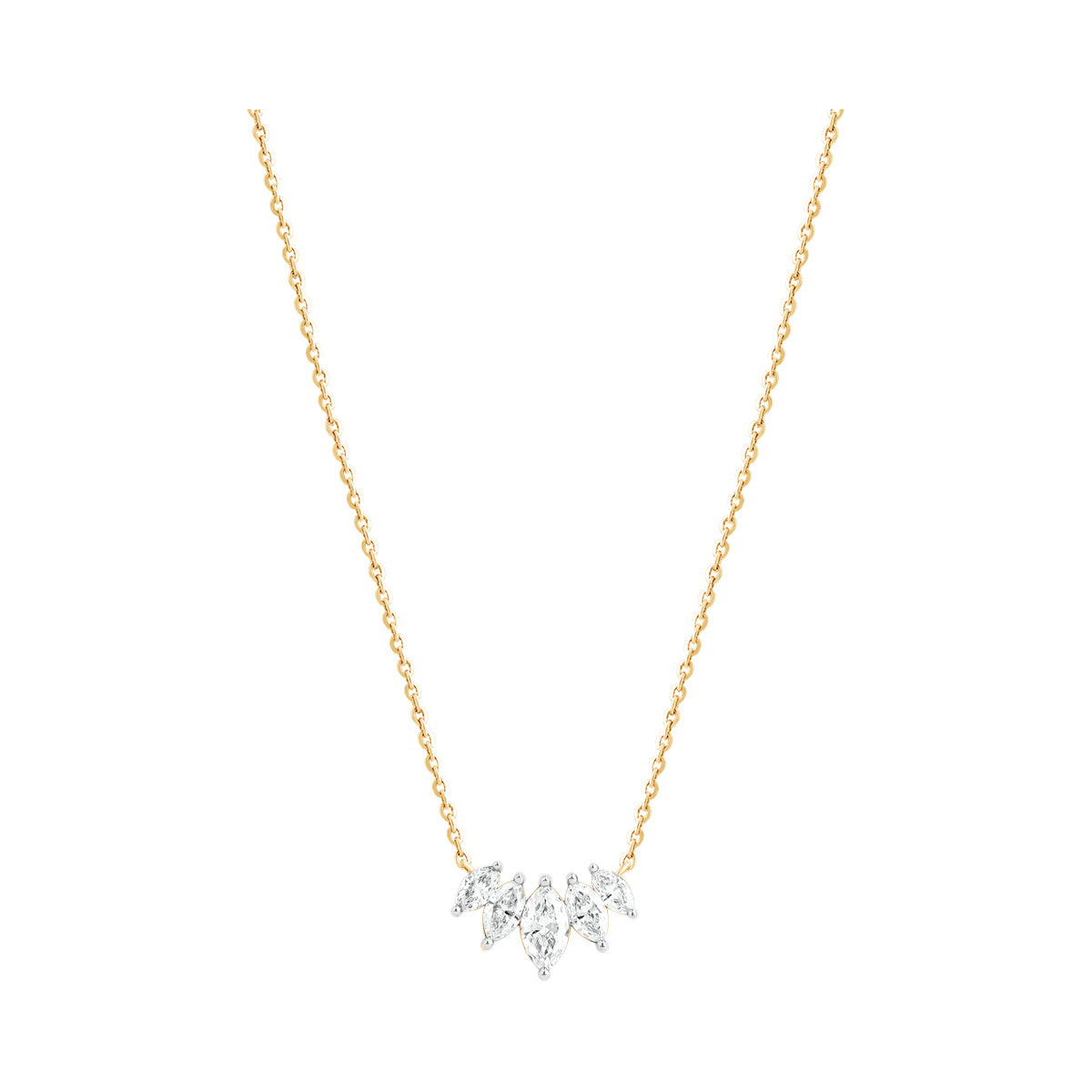 Marquise Fringe Necklace — authentic catalog photograph on white