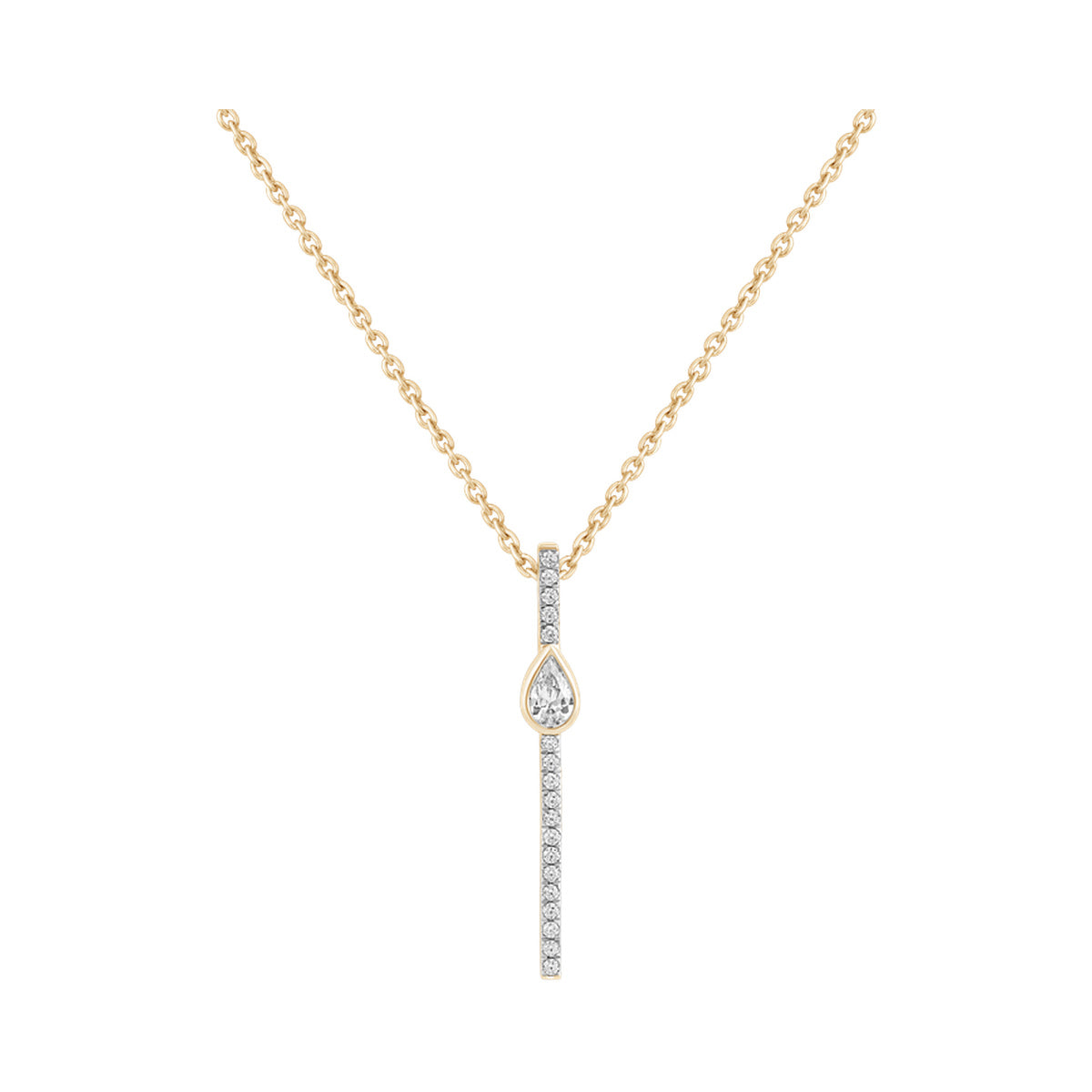 Pear Bar Pendant — authentic catalog photograph on white