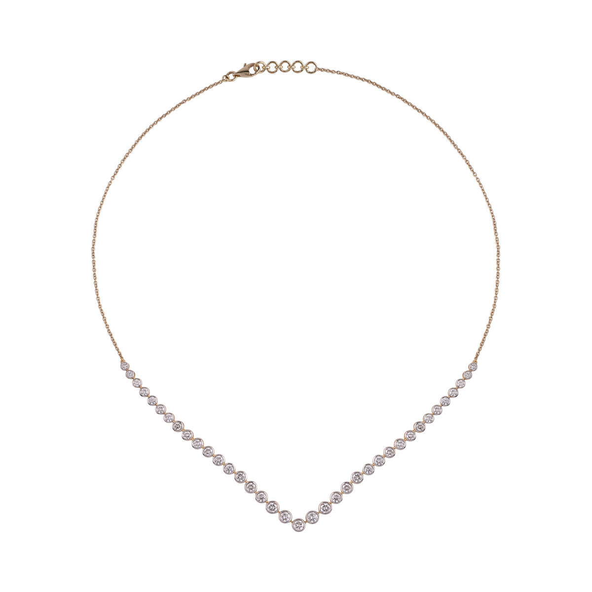 V-Line Riviera Necklace — authentic catalog photograph on white