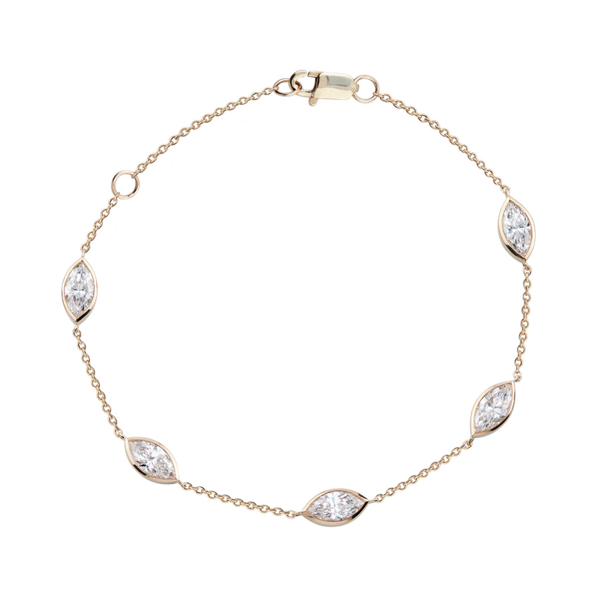 Marquise Station Bracelet — authentic catalog photograph on white