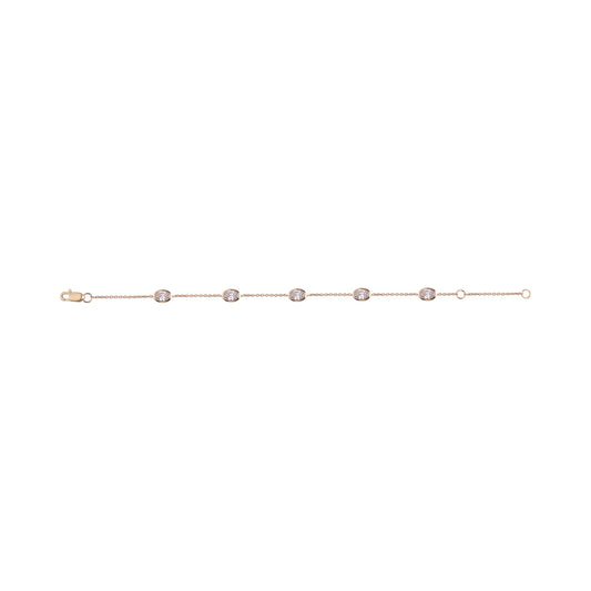 Five-Station Chain Bracelet — authentic catalog photograph on white