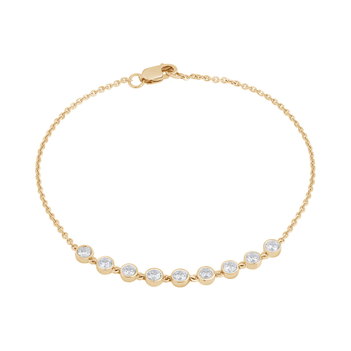 Graduated Bezel Arc Bracelet — authentic catalog photograph on white