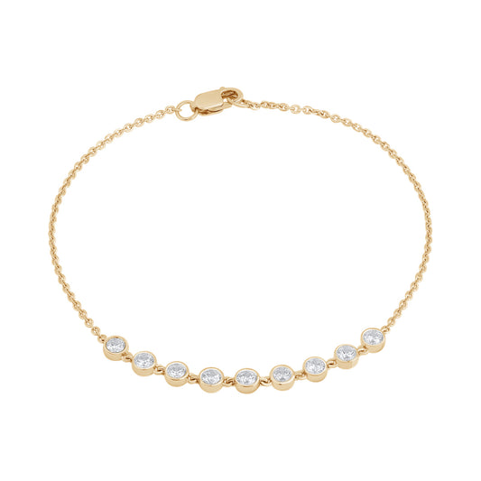 Graduated Bezel Arc Bracelet — authentic catalog photograph on white