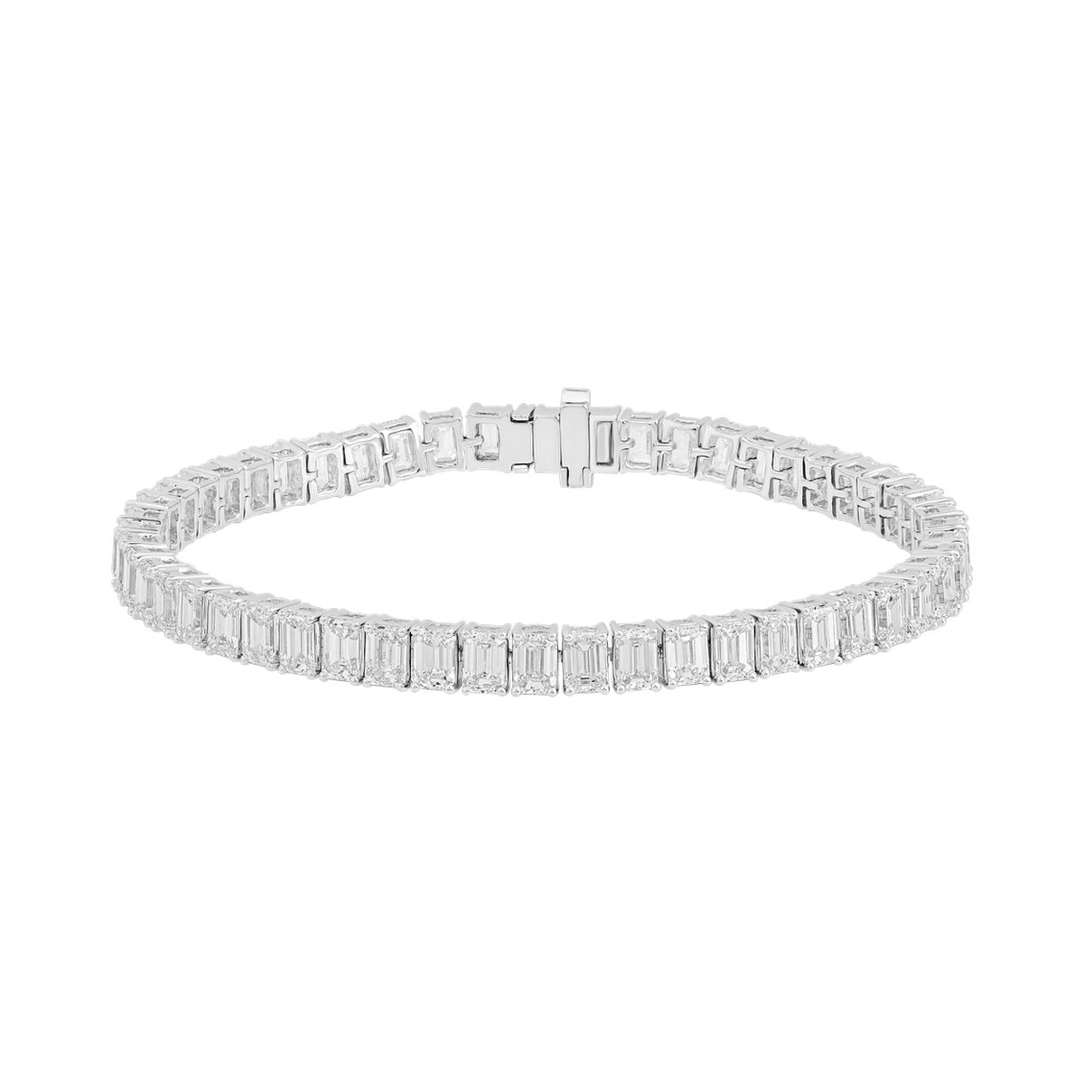 Emerald Prong Tennis Bracelet — authentic catalog photograph on white