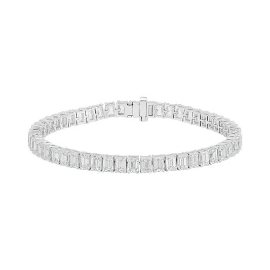 Emerald Prong Tennis Bracelet — authentic catalog photograph on white