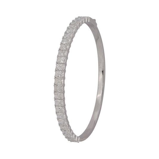 Round-Set Oval Bangle — authentic catalog photograph on white