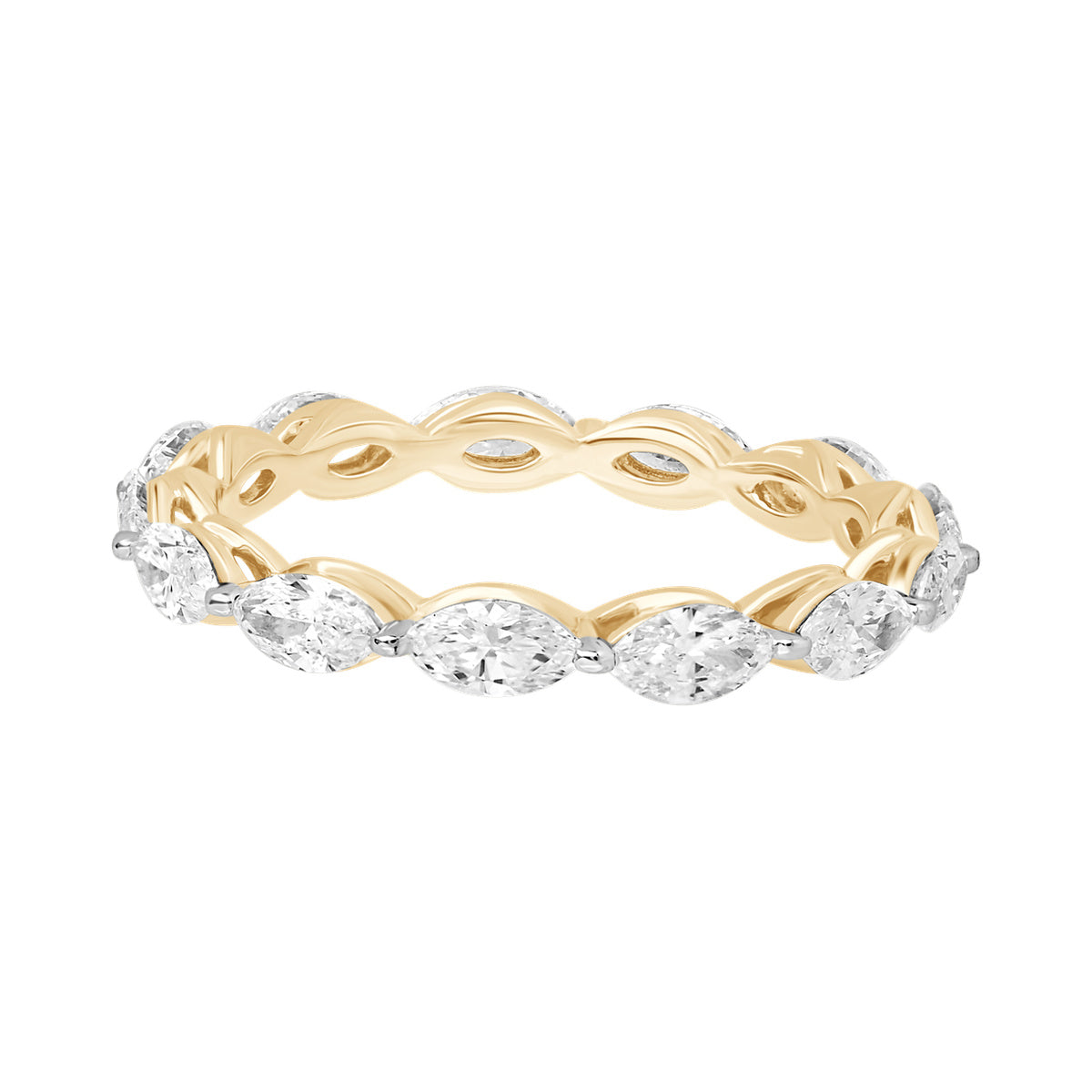 Marquise Eternity Band — authentic catalog photograph on white