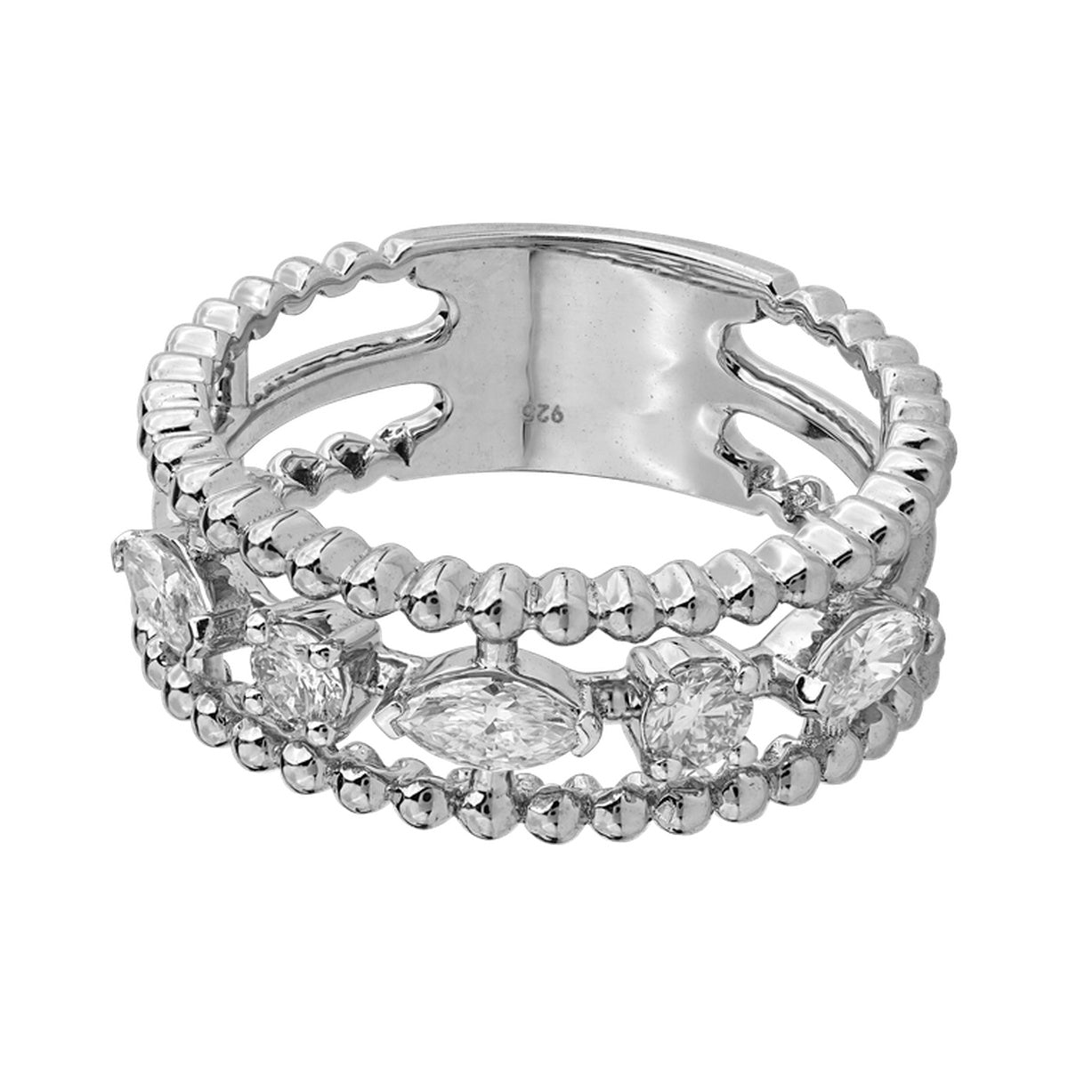 Marquise Multi-Row Ring — authentic catalog photograph on white