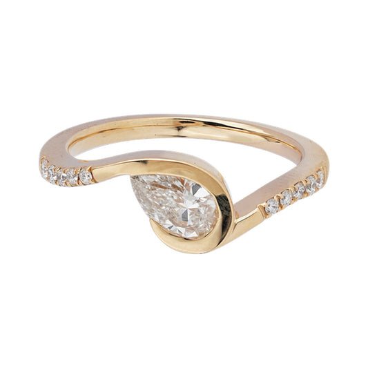Round Bypass Ring — authentic catalog photograph on white