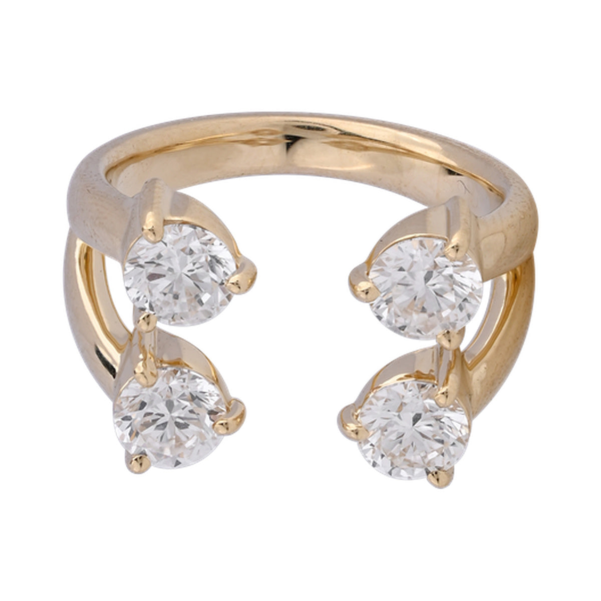 Four-Stone Open Ring — authentic catalog photograph on white