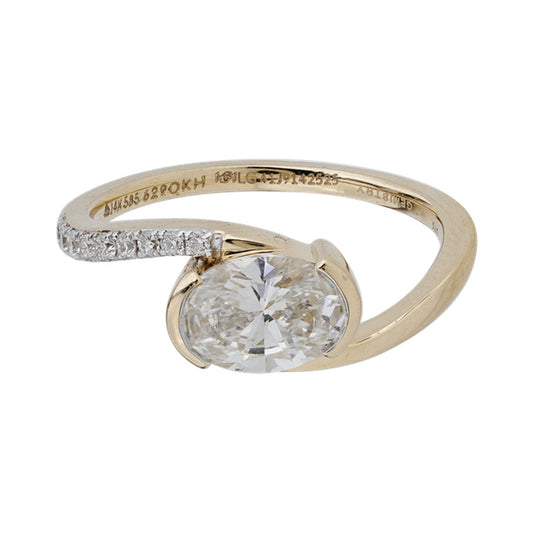 Round Wrap Solitaire Ring — authentic catalog photograph on white
